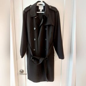 H&M Double-breasted trench coat - XL Black